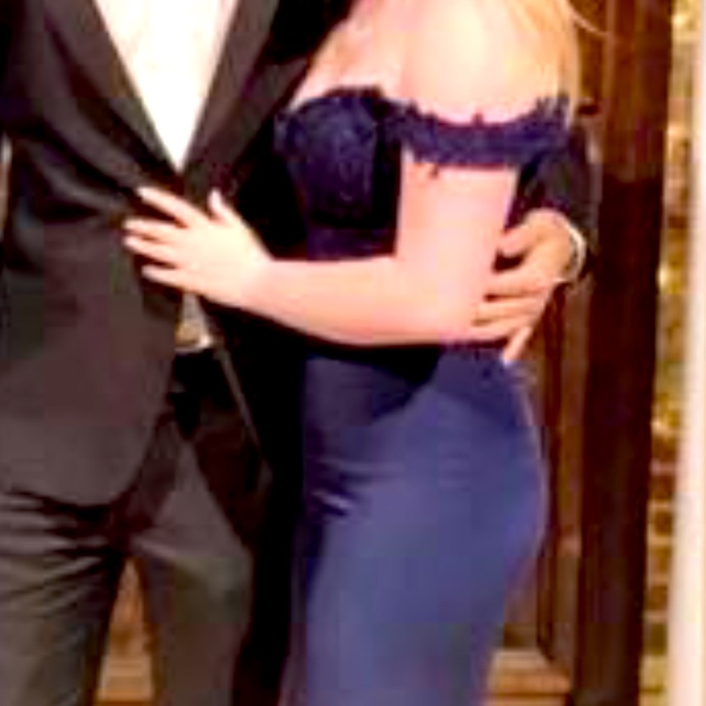 Long Navy dress